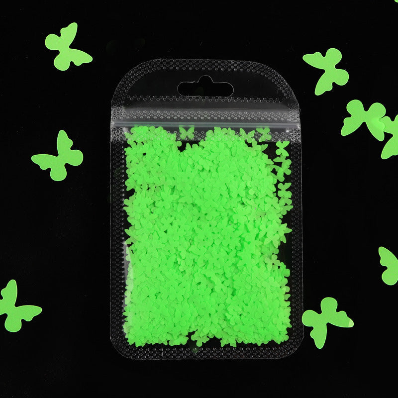 Multicolor Butterfly Nail Decoration Sequins