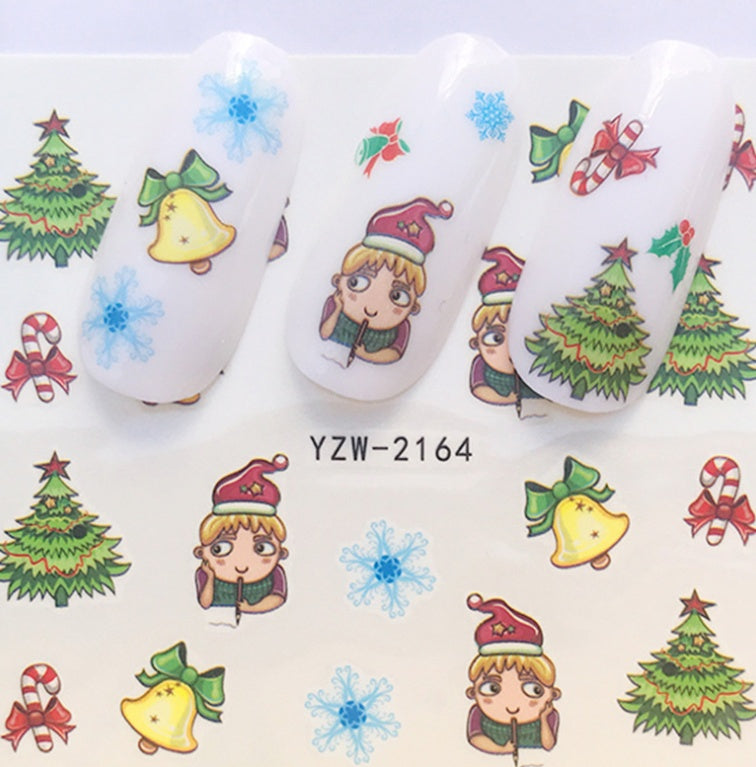 Christmas Water Transfer Nail Stickers & Decals