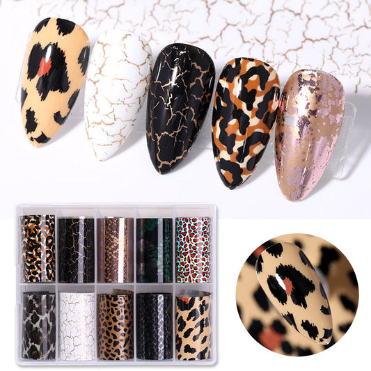 Trendy Star Snake Nail Art Stickers