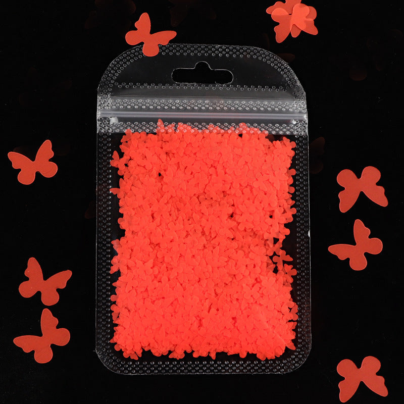 Multicolor Butterfly Nail Decoration Sequins