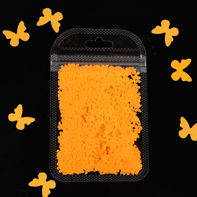 Multicolor Butterfly Nail Decoration Sequins