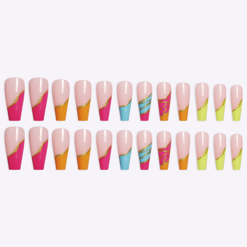 European & American Long Ballet Press-On Nails