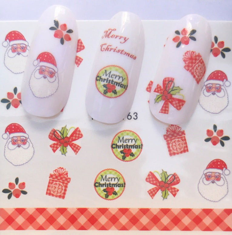 Christmas Water Transfer Nail Stickers & Decals