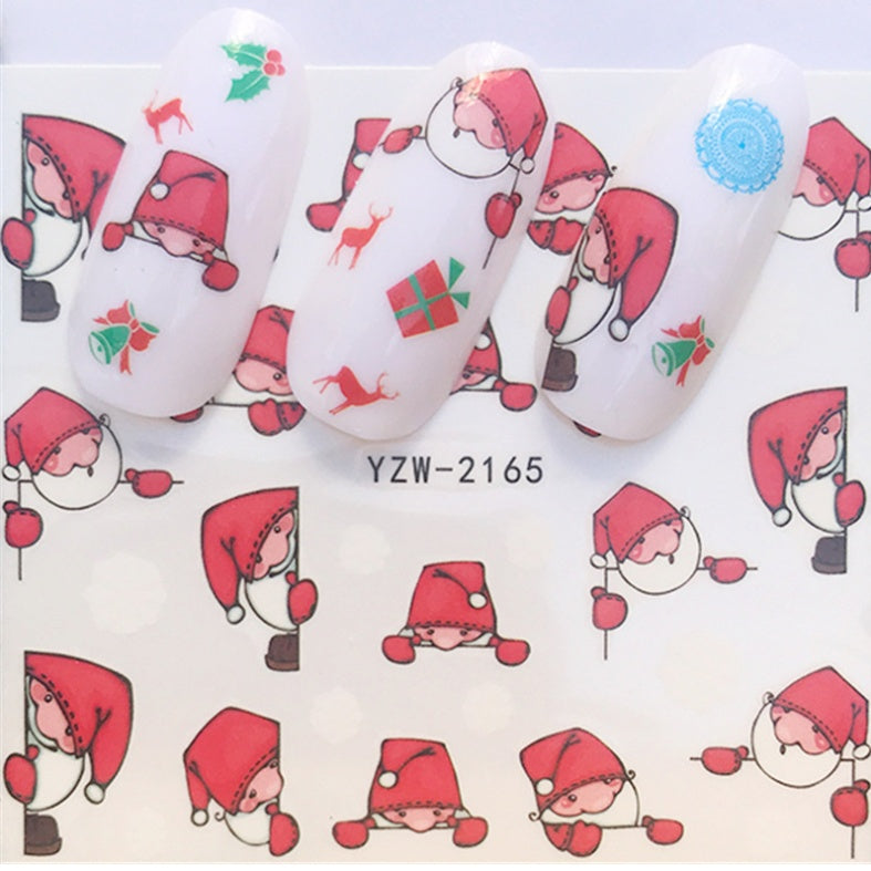 Christmas Water Transfer Nail Stickers & Decals