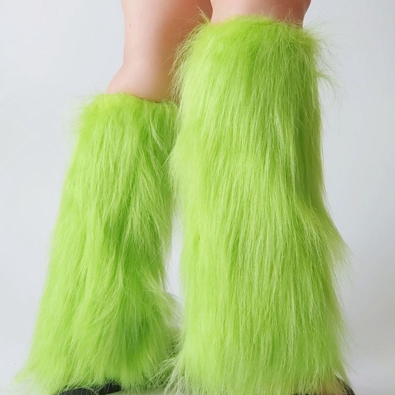 Niche Wear Style Thick Furry Winter Leg Socks