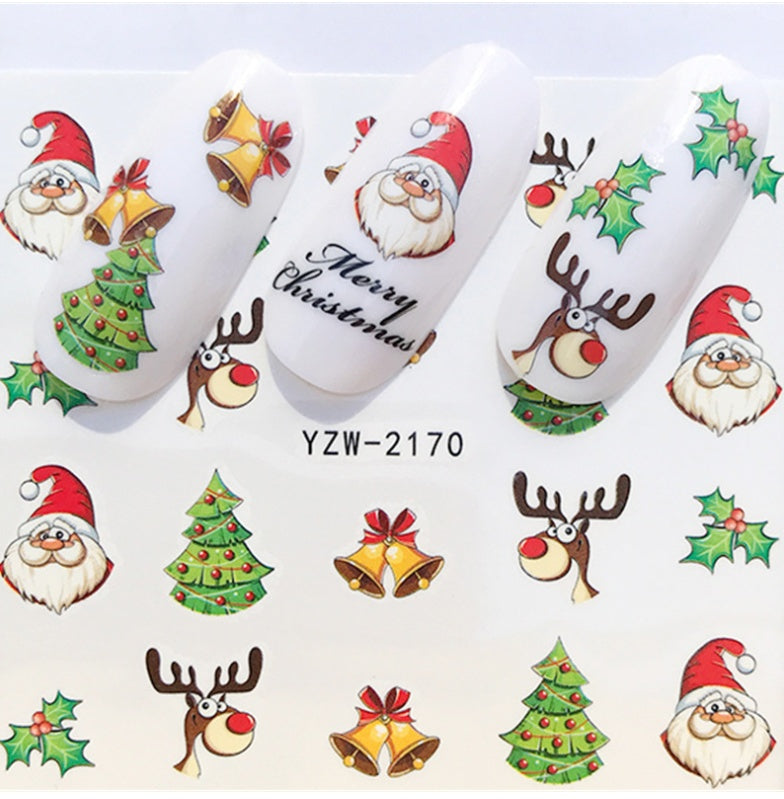 Christmas Water Transfer Nail Stickers & Decals