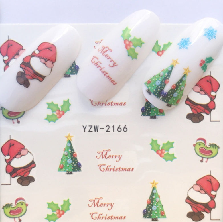 Christmas Water Transfer Nail Stickers & Decals