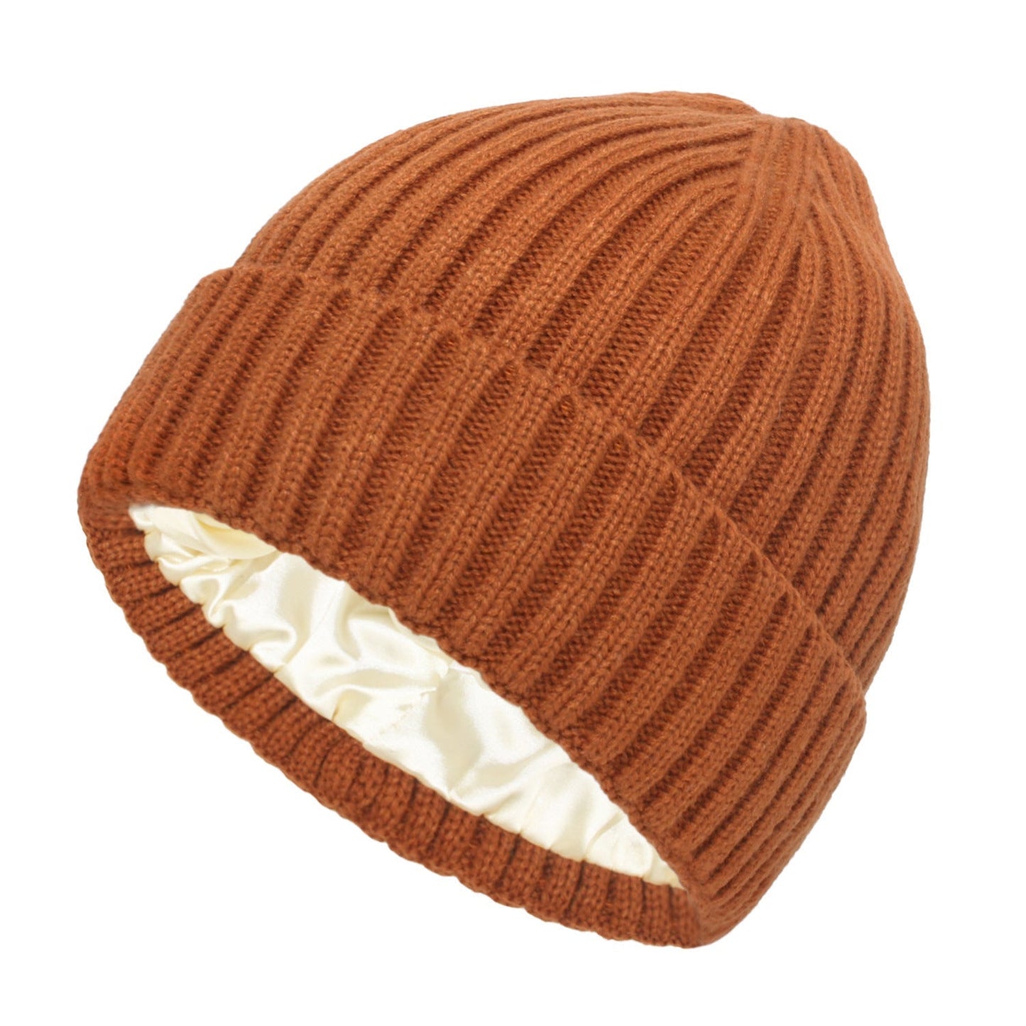 Soft Wool Beanie with Satin Lining