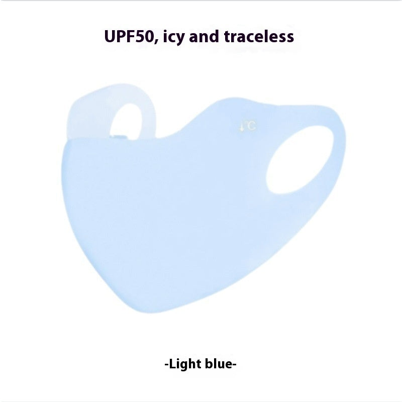 Ice Silk UV Protection Sunscreen Face Mask
