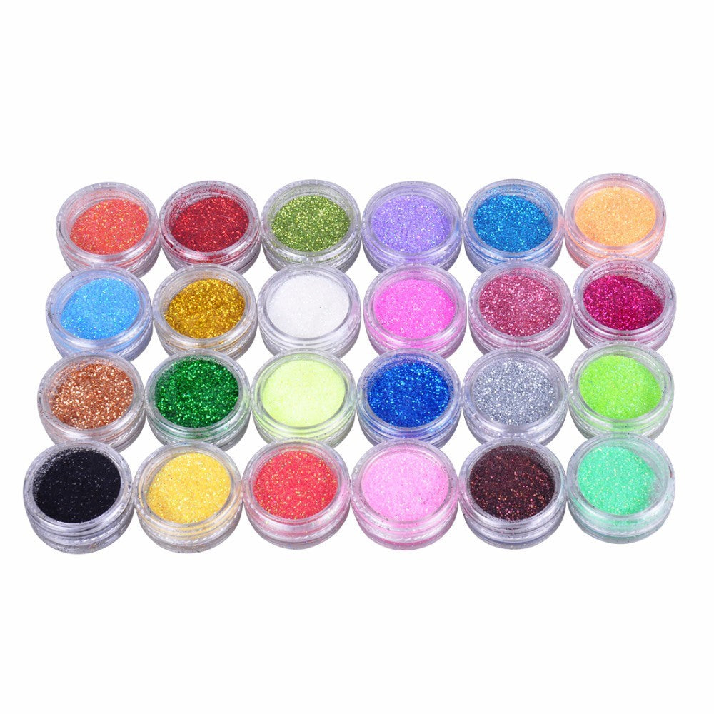 Professional 24pc 3D Nail Decoration Assortment