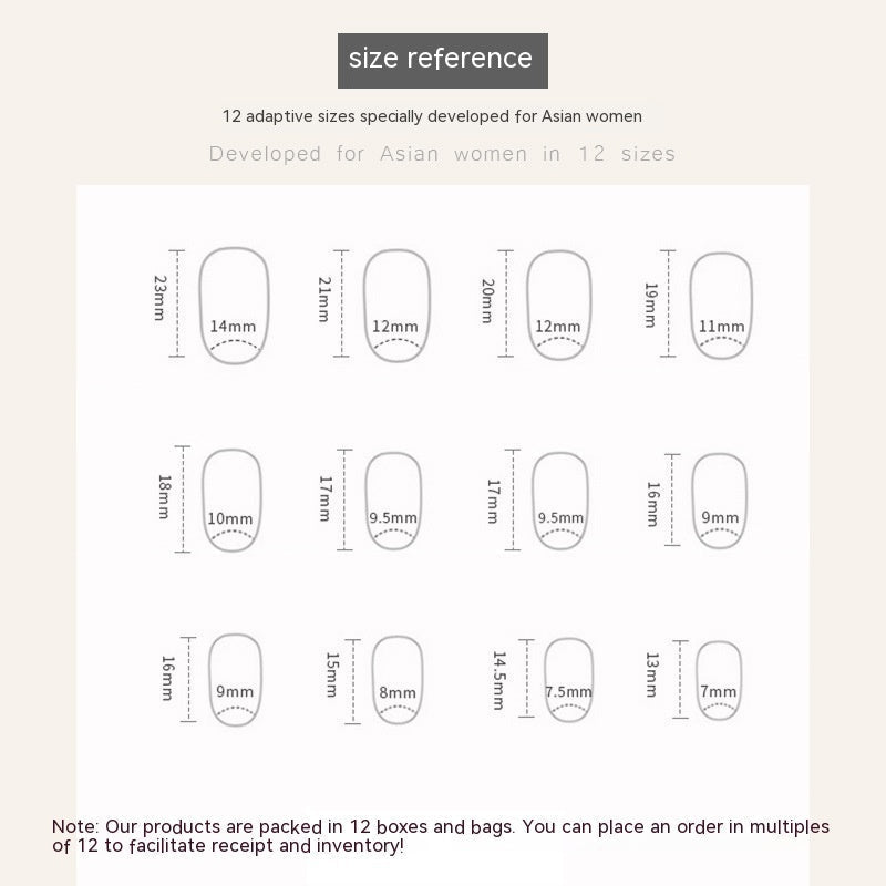 Finished Pure Desire Gradient Oval Fake Nails