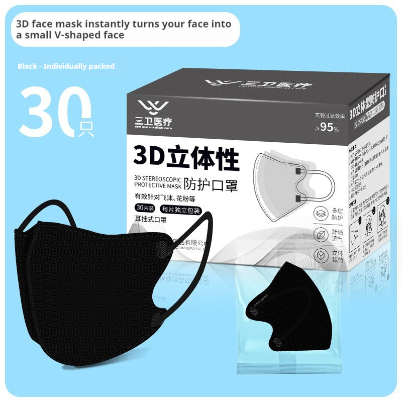 Breathable Summer Thin 3D Three-Dimensional Face Masks