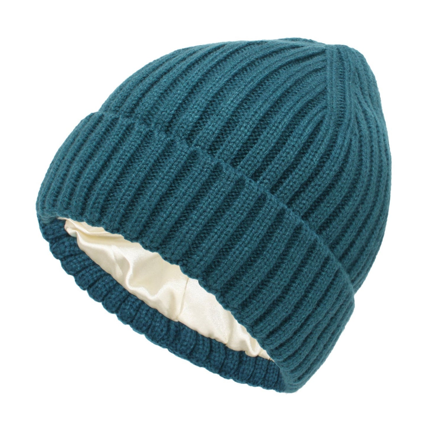 Soft Wool Beanie with Satin Lining
