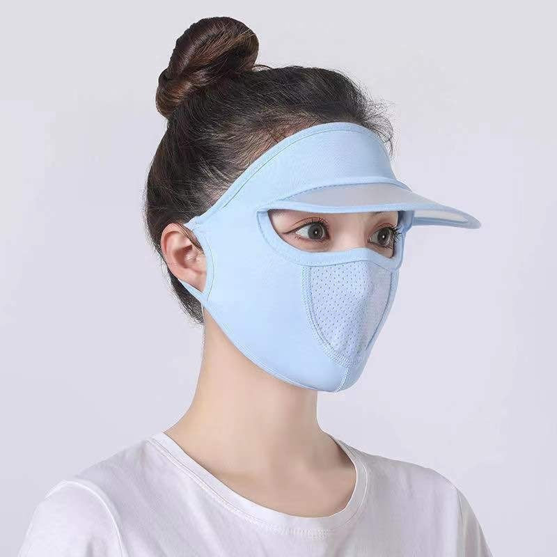 Ice Silk UV Protection Sunscreen Face Mask