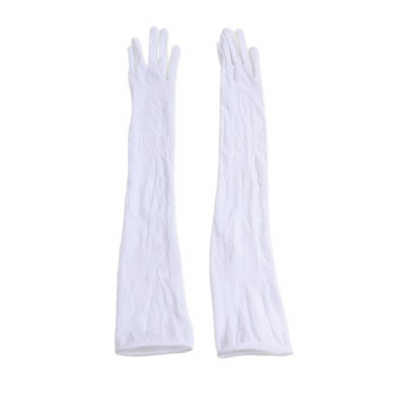 Women's Five-Finger Seamless Anti-Hook Silk Gloves