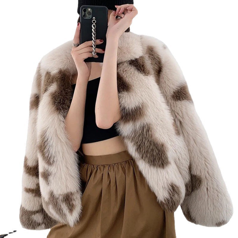 Faux Lamb Fur Coat for Women