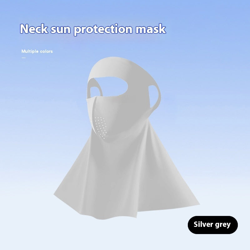 Ice Silk UV Protection Sunscreen Face Mask