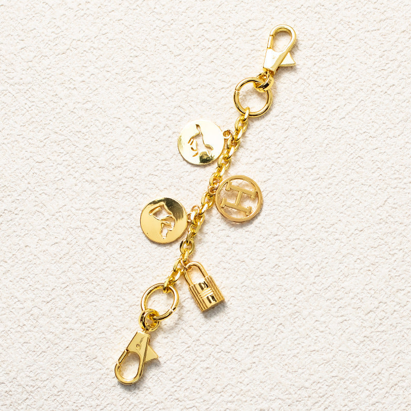 Metal Bag Strap Extension Chain for One-Shoulder Bag Conversion