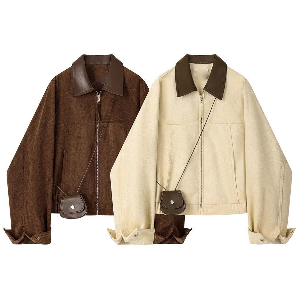 Women's Retro Loose Fit Short Jacket