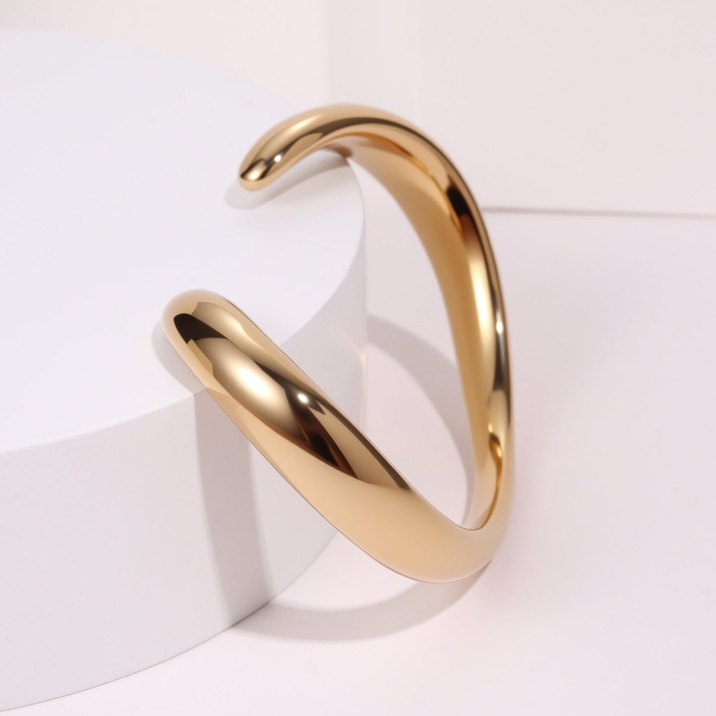 Modern Design Sense Wrap-Around Open Bracelet for Women