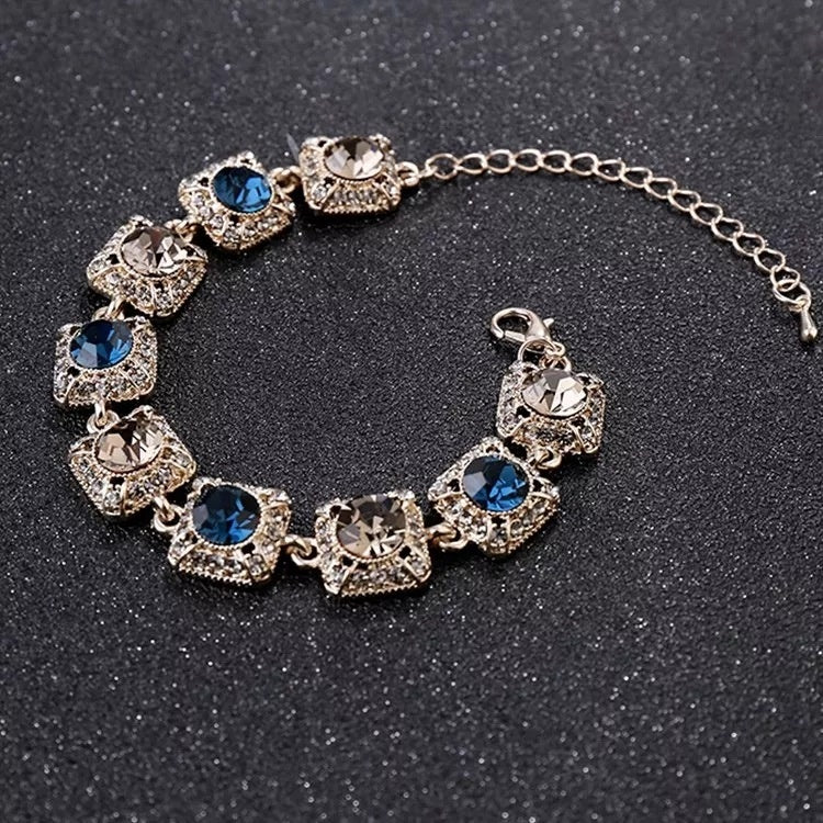 Women's Sparkling Vintage Style Korean Rhinestone Bracelet