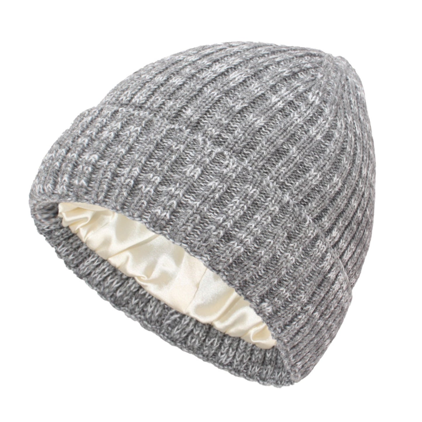 Soft Wool Beanie with Satin Lining