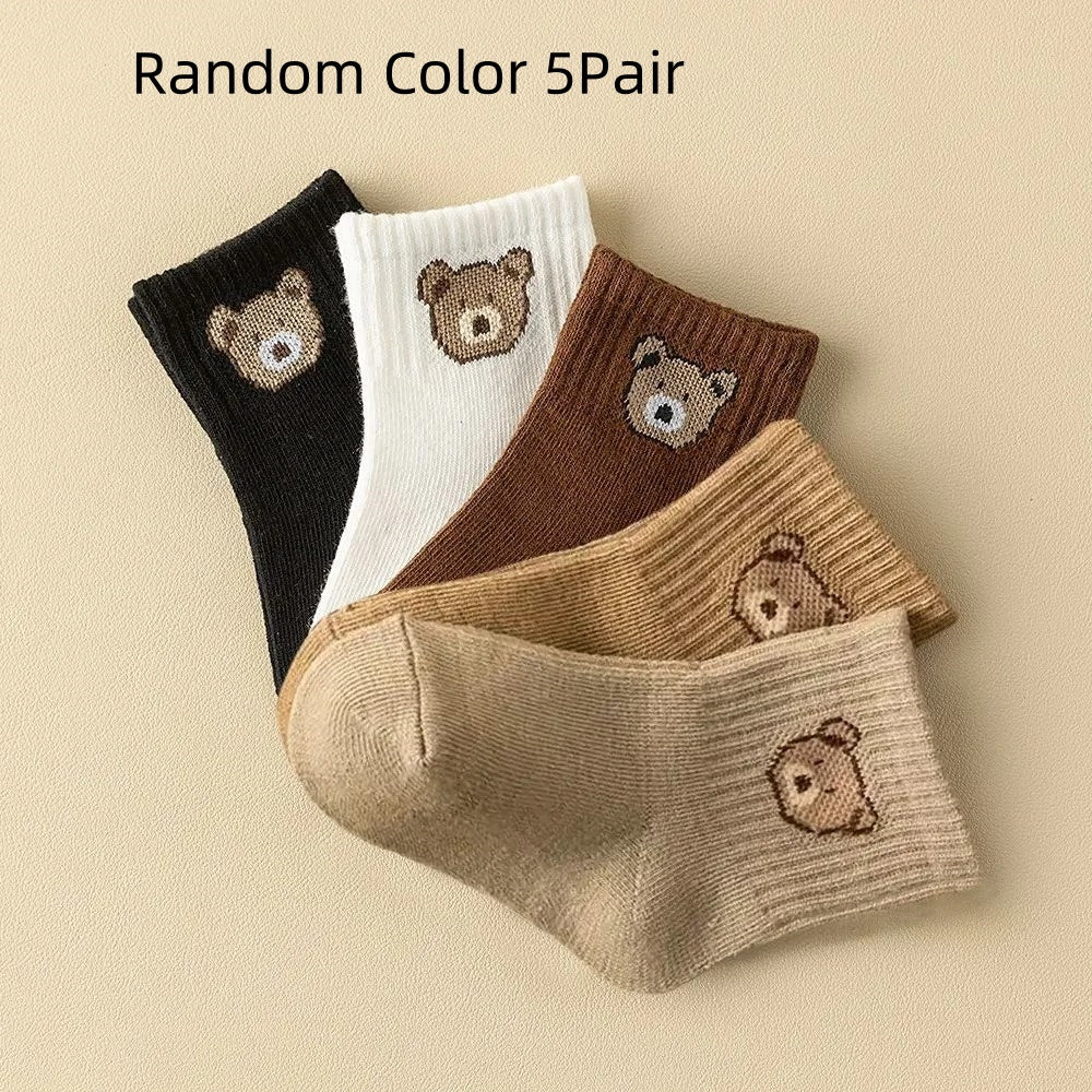 Fashion Waist-High Elastic Embroidered Socks
