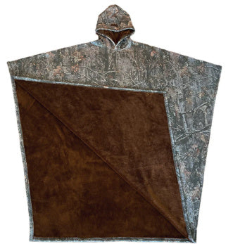 Women's Wool-Look Hooded Button Cape