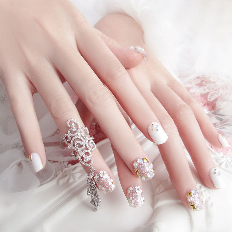 Luxury Wearable Bridal Fake Nails