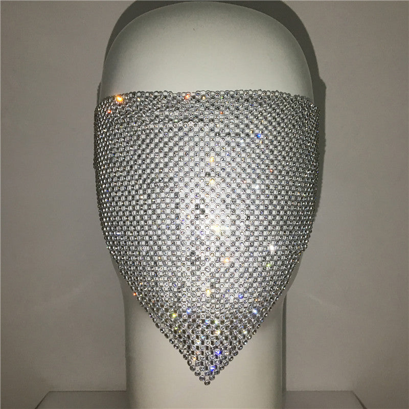 Sparkling Rhinestone Trend Face Mask