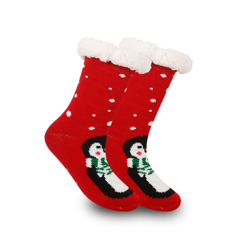 Festive Thermal Fleece-Lined Slipper/Room Socks