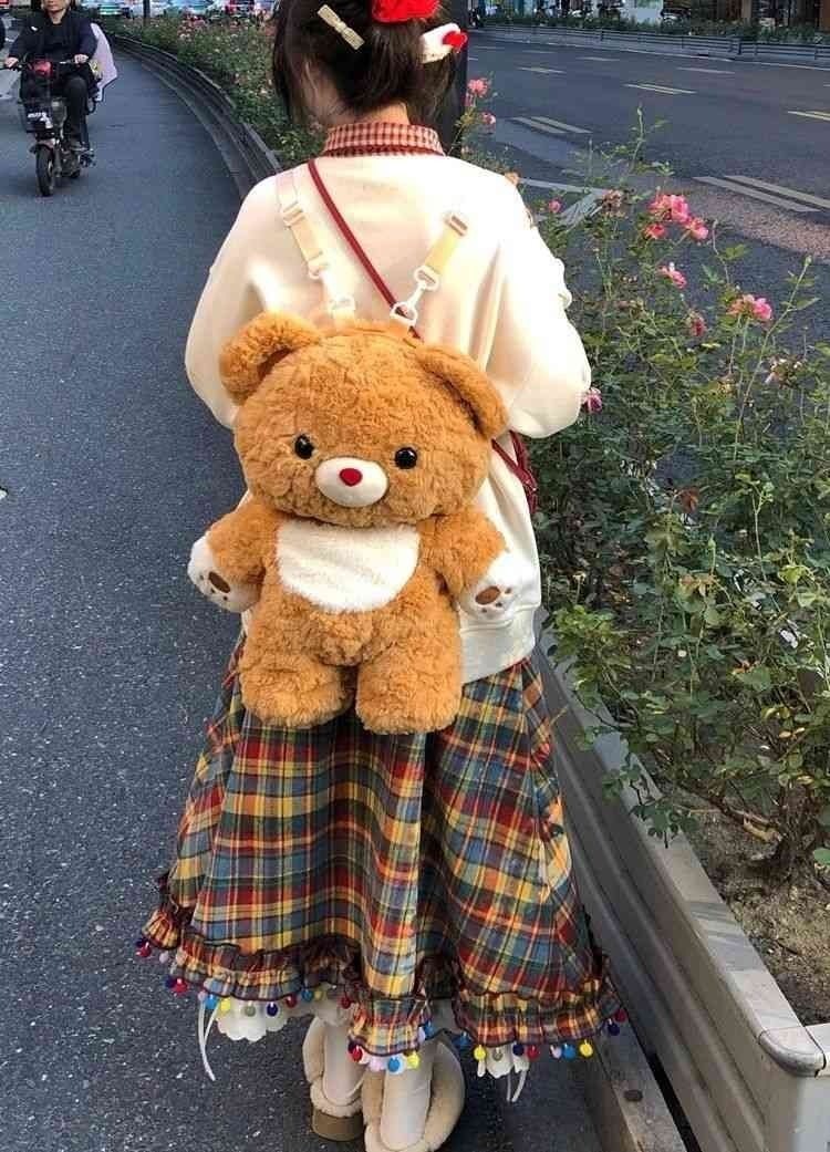 Women's Christmas Retro Color Plaid Skirt