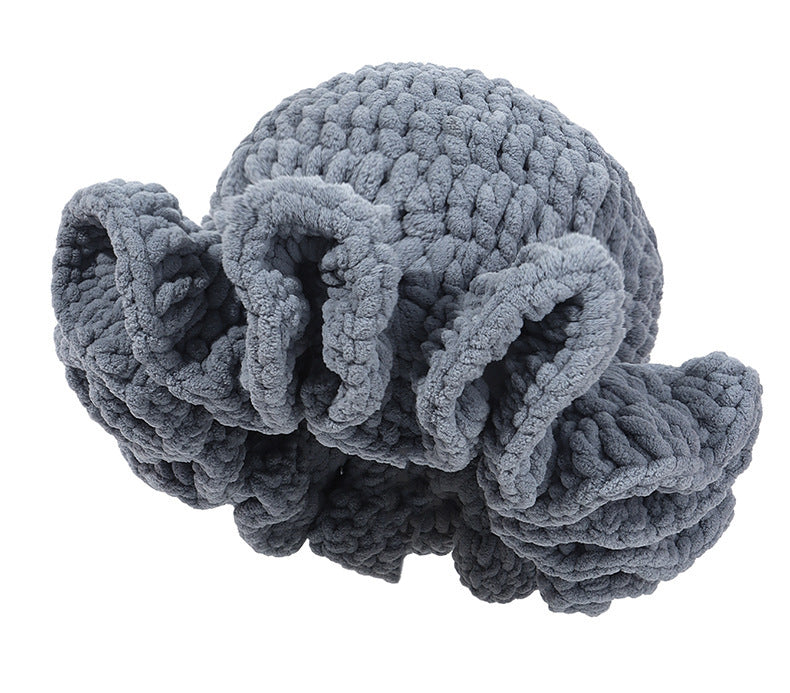 Women's Knitted Pleated Ruffled Fashion Wool Hat