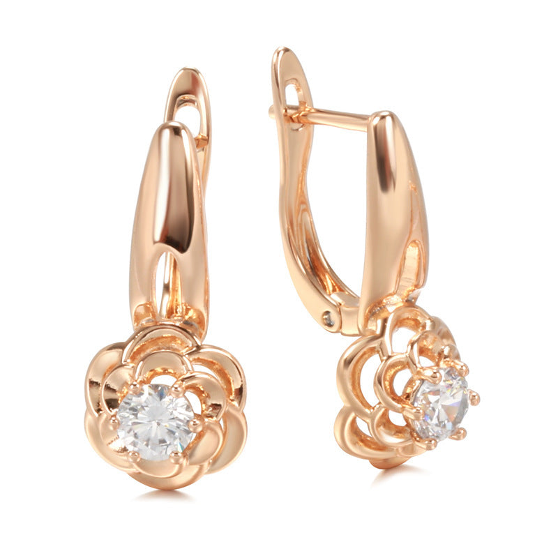Rose Gold Earrings for Women