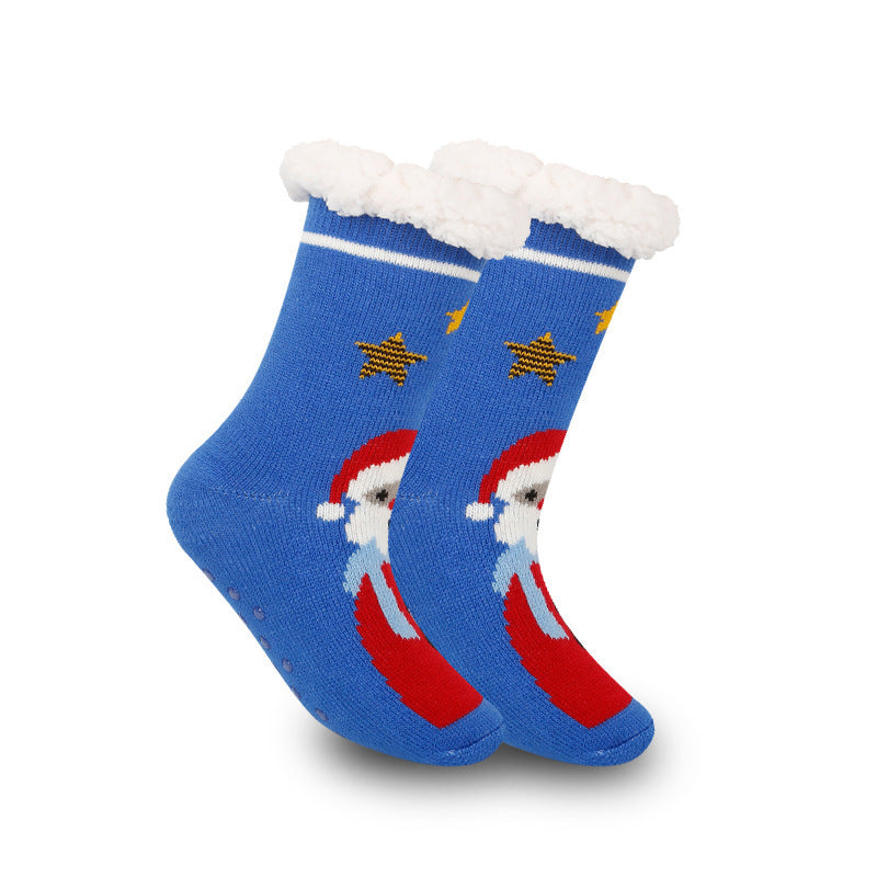 Festive Thermal Fleece-Lined Slipper/Room Socks