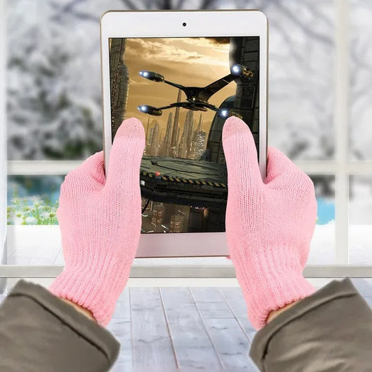 Full Finger Touch Screen Thermal Knit Winter Gloves