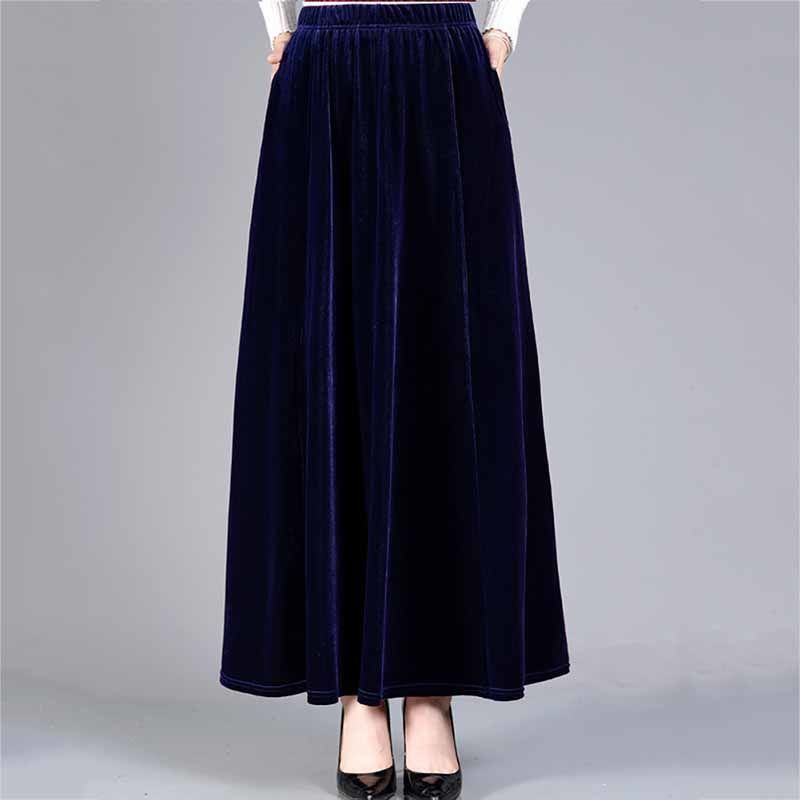Women's Fashion Personality Velvet Skirt