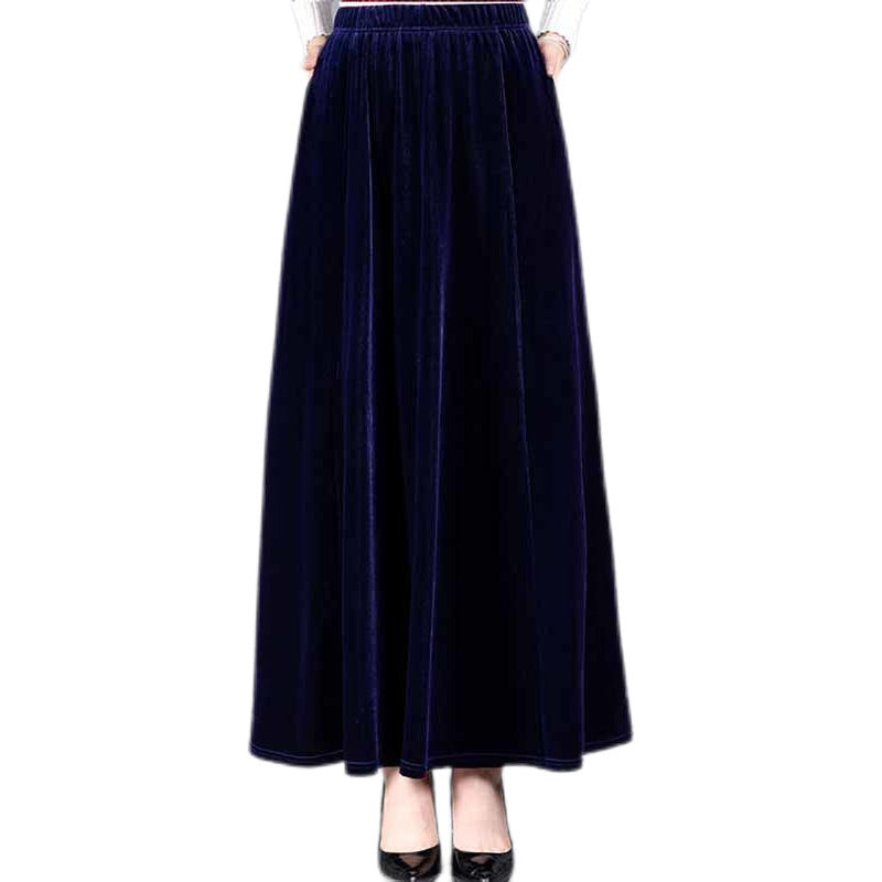 Women's Fashion Personality Velvet Skirt