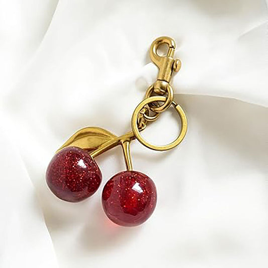 Cute Cherry Design Alloy Car Key Ring Bag Accessory